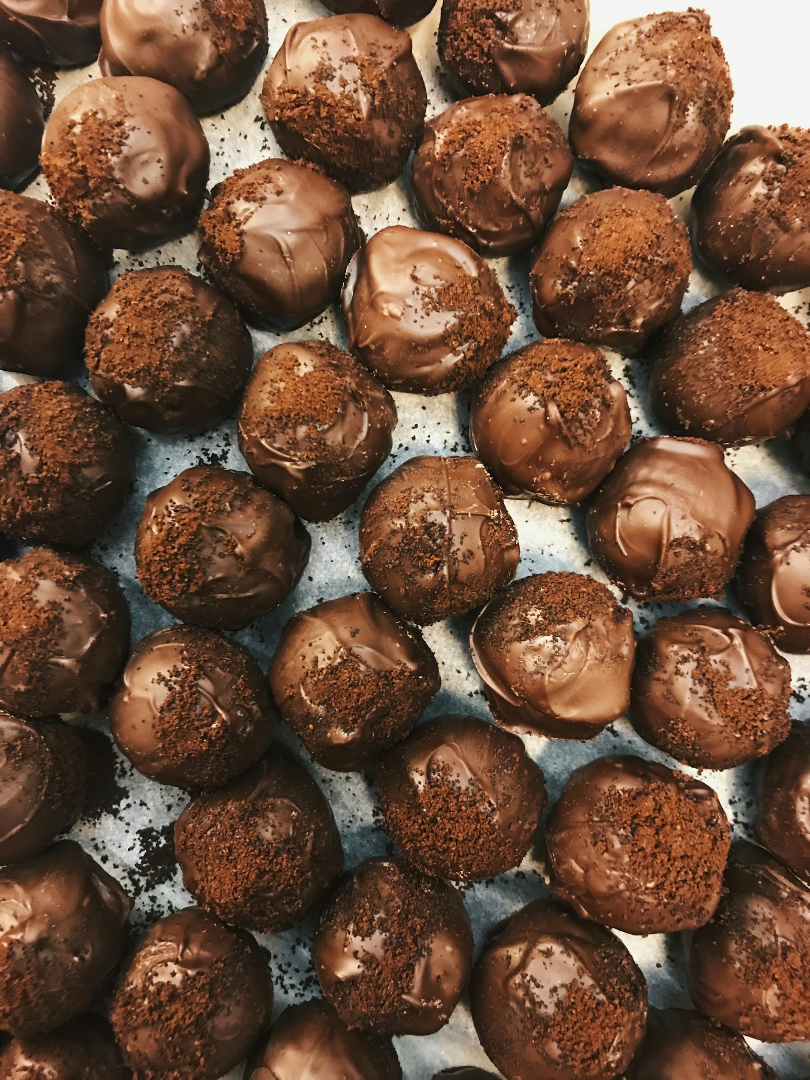 An assortment of chocolates